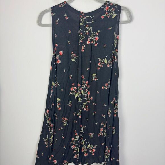 FREE PEOPLE | Tree Swing Floral Black Sleeveless Top Cutout Women’s Size Small - Picture 11 of 11